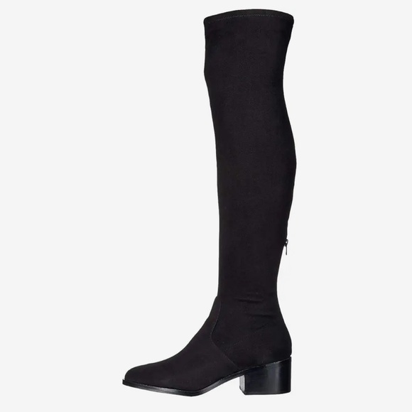 Steve Madden Georgette Over the Knee Boot Black 7.5 M, - Picture 2 of 6